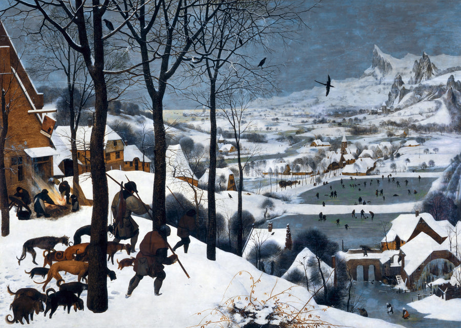 Pieter Bruegel (starszy) - Myśliwi na śniegu
