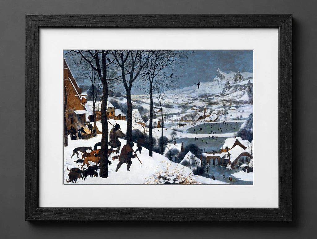 Pieter Bruegel (starszy) - The Hunters in the Snow - (mockup) - CZB