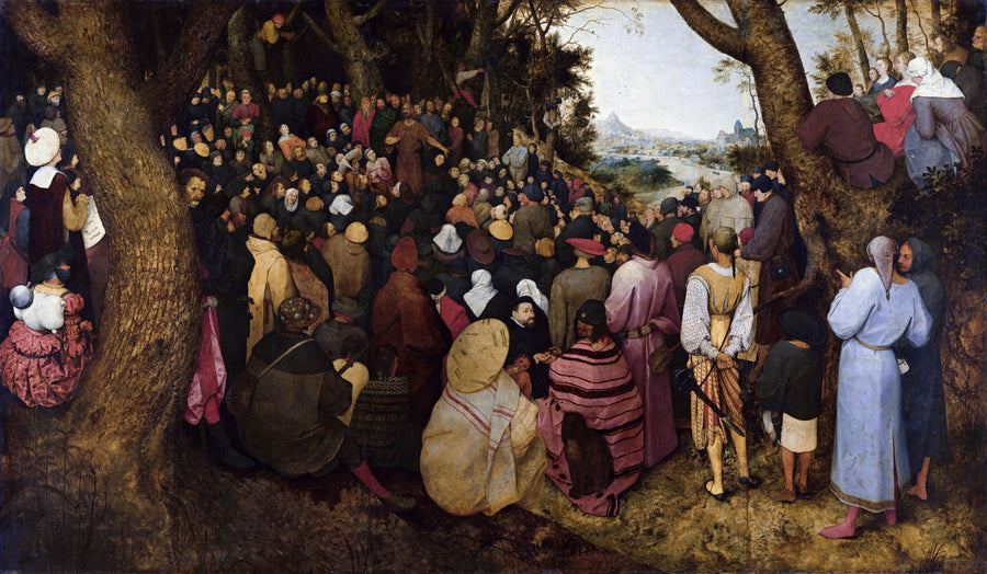 Pieter Bruegel (starszy) - Kazanie św. Jana Chrzciciela