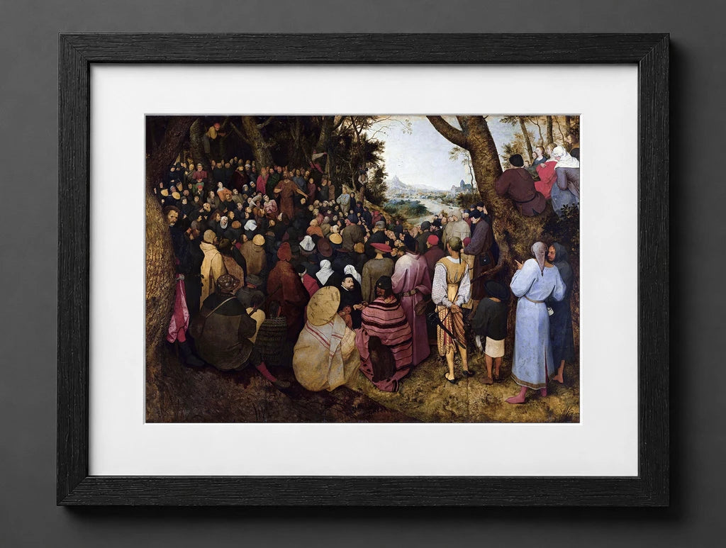 Pieter Bruegel (starszy) - The Sermon of Saint John the Baptist - (mockup) - CZB
