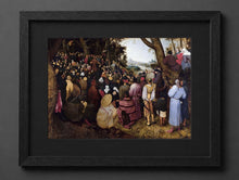 Pieter Bruegel (starszy) - The Sermon of Saint John the Baptist - (mockup) - CZCZ