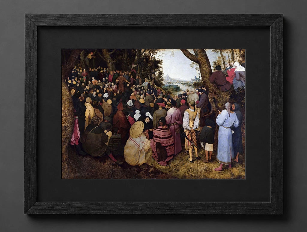 Pieter Bruegel (starszy) - The Sermon of Saint John the Baptist - (mockup) - CZCZ