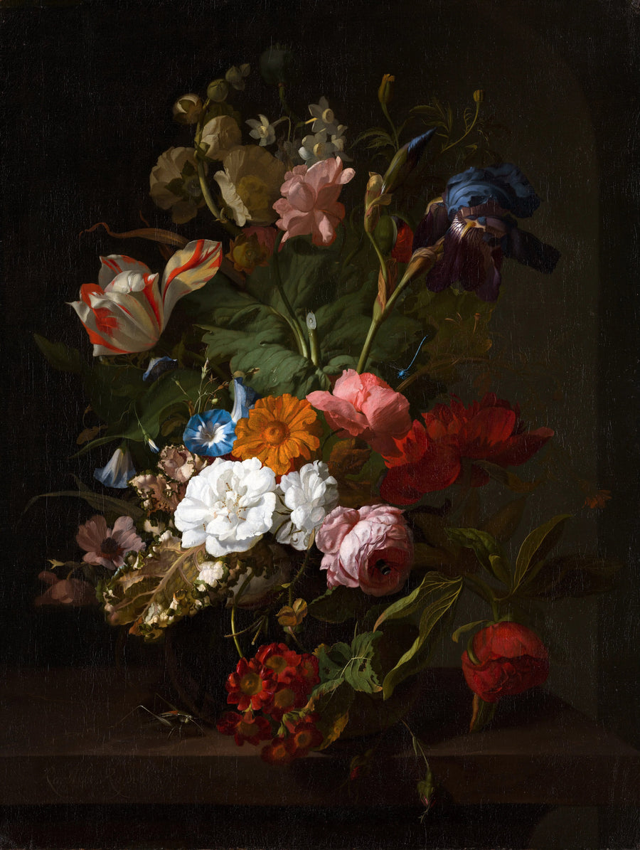 Rachel Ruysch - Wazon z kwiatami