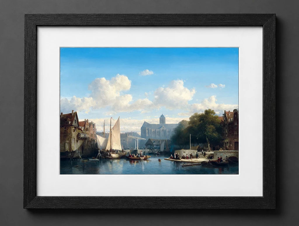 Salomon Verveer - Town Dock in Summer - (mockup) - CZB