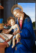 Sandro Botticelli - Madonna of the Book (the Virgin and Child) (Full)