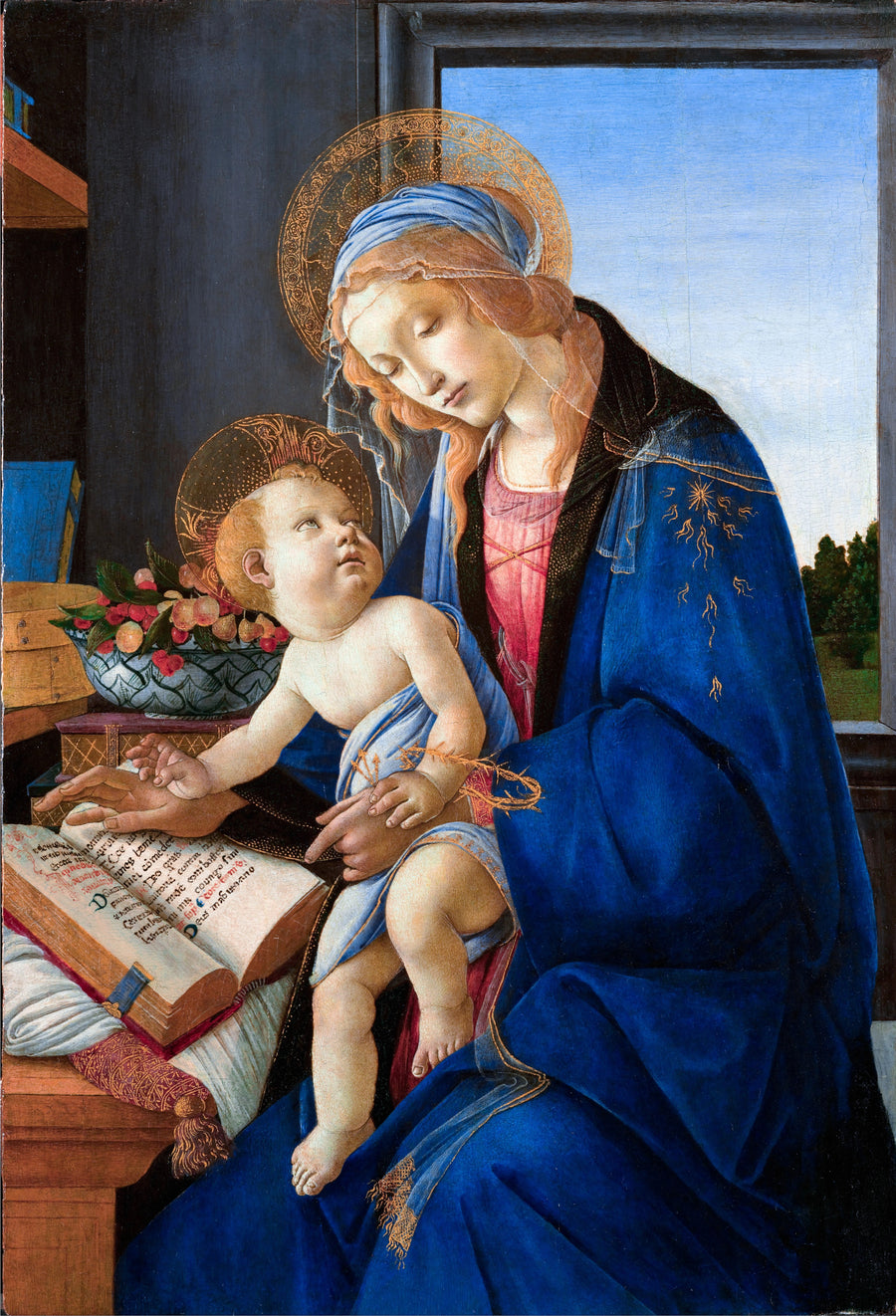 Sandro Botticelli - Madonna z księgą (Maria z Dzieciątkiem)