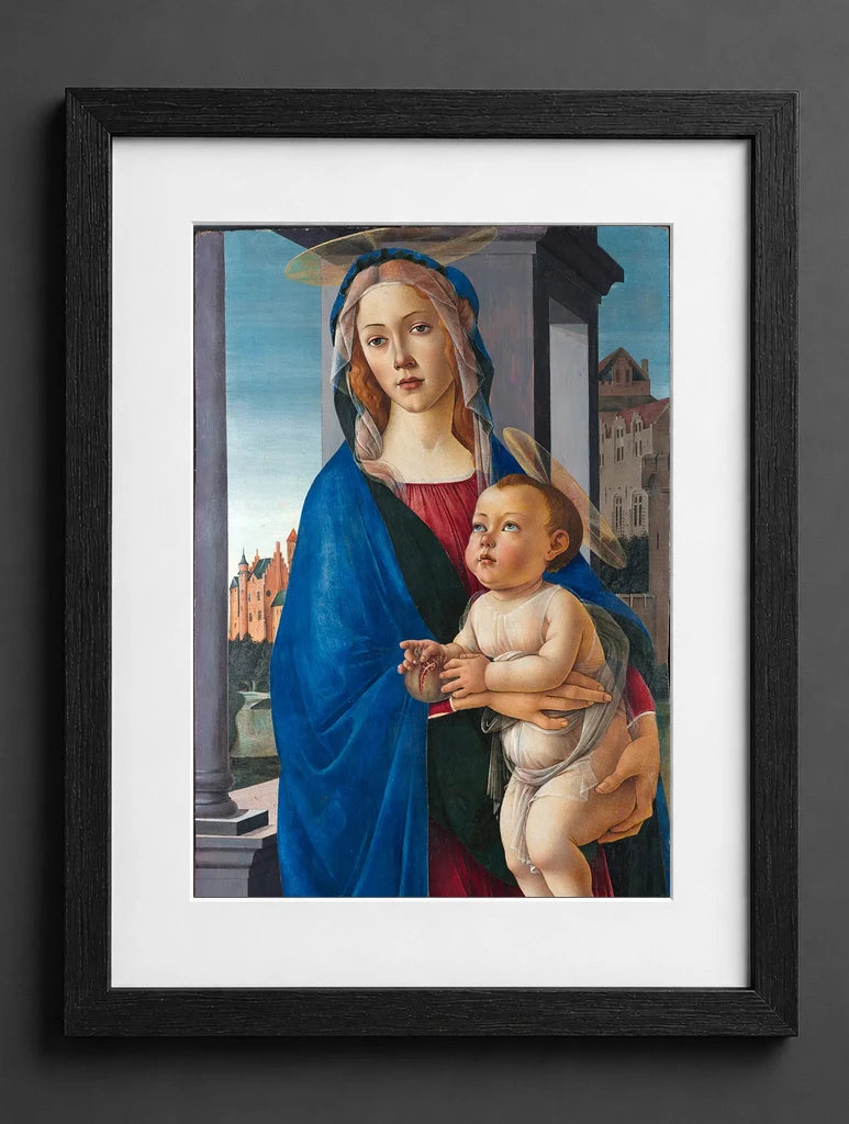 Sandro Botticelli - Madonna z Dzieciątkiem - (mockup) - CZB