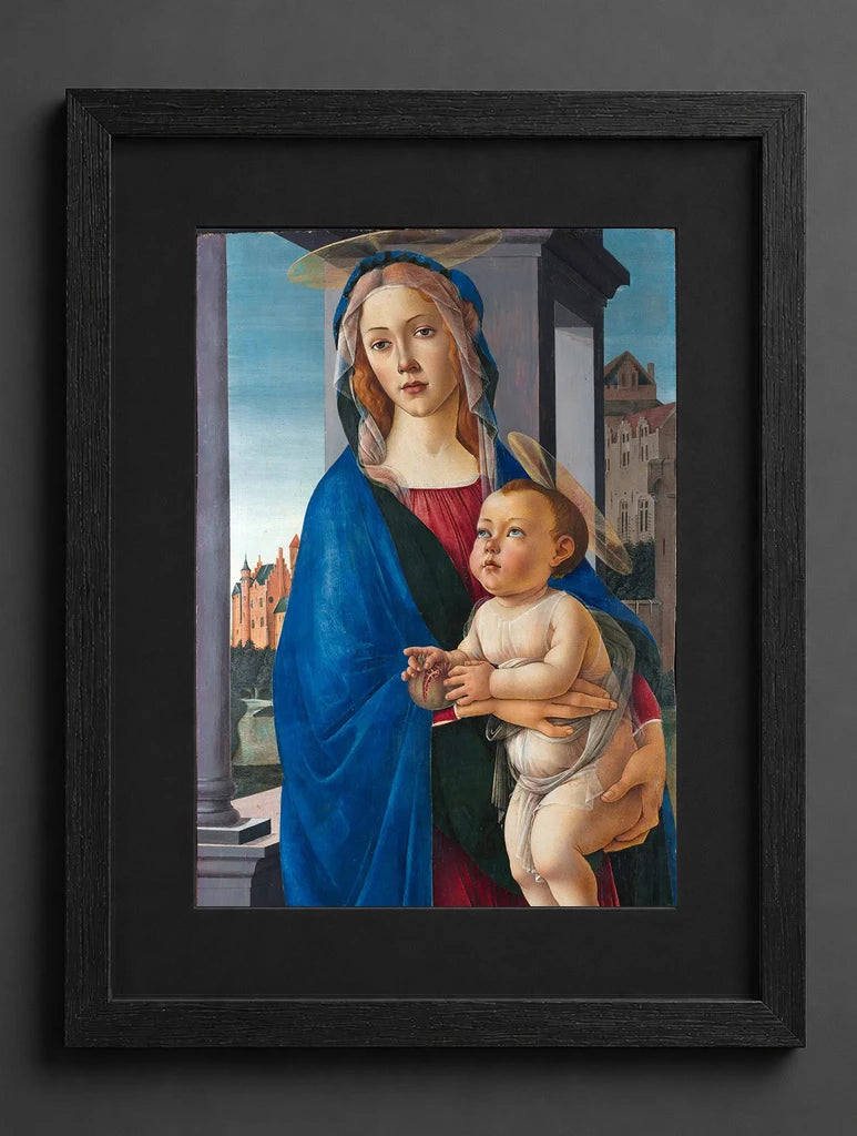 Sandro Botticelli - Madonna z Dzieciątkiem - (mockup) - CZCZ