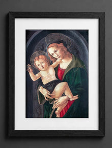 Sandro Botticelli - Madonna z Dzieciątkiem w niszy - (mockup) - CZB