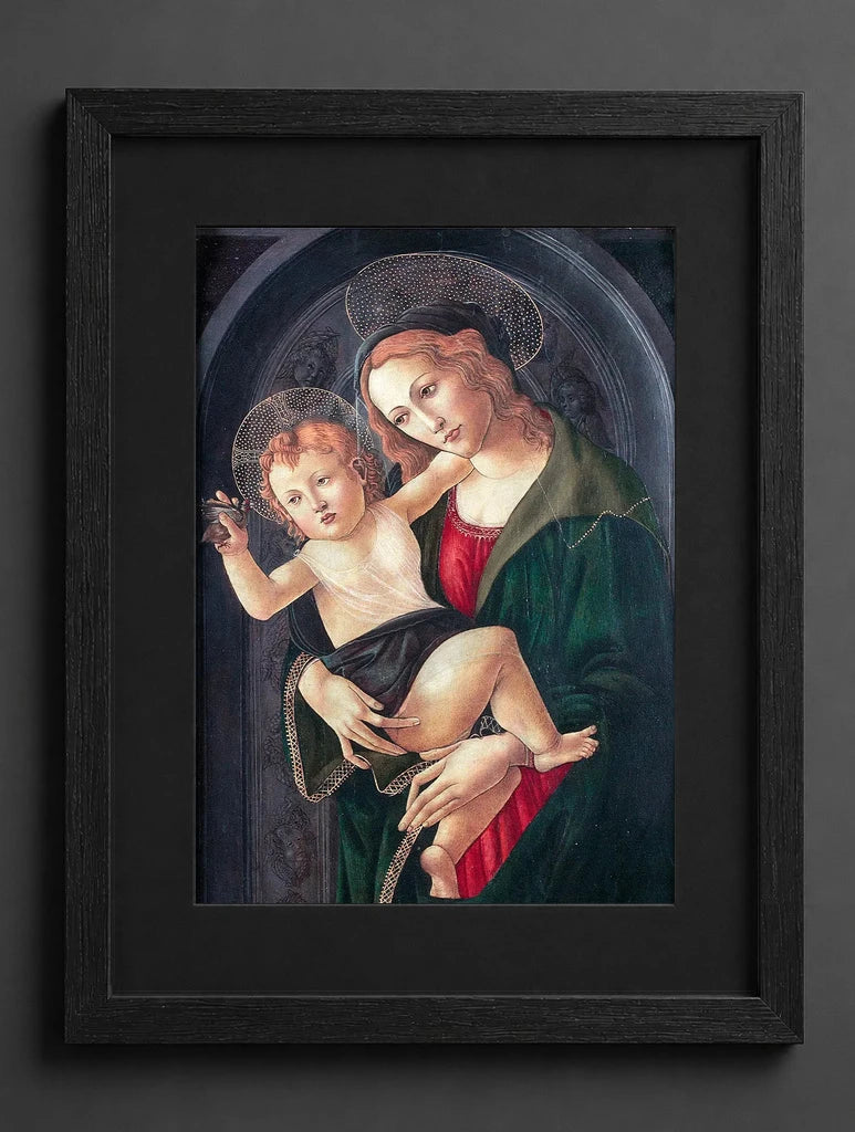 Sandro Botticelli - Madonna z Dzieciątkiem w niszy - (mockup) - CZCZ