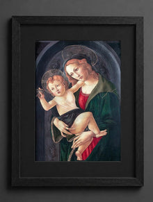 Sandro Botticelli - Madonna z Dzieciątkiem w niszy - (mockup) - CZCZ