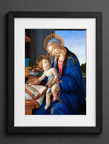 Sandro Botticelli - Madonna z księgą (Maria z Dzieciątkiem) - (mockup) - CZB