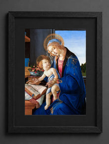 Sandro Botticelli - Madonna z księgą (Maria z Dzieciątkiem) - (mockup) - CZCZ