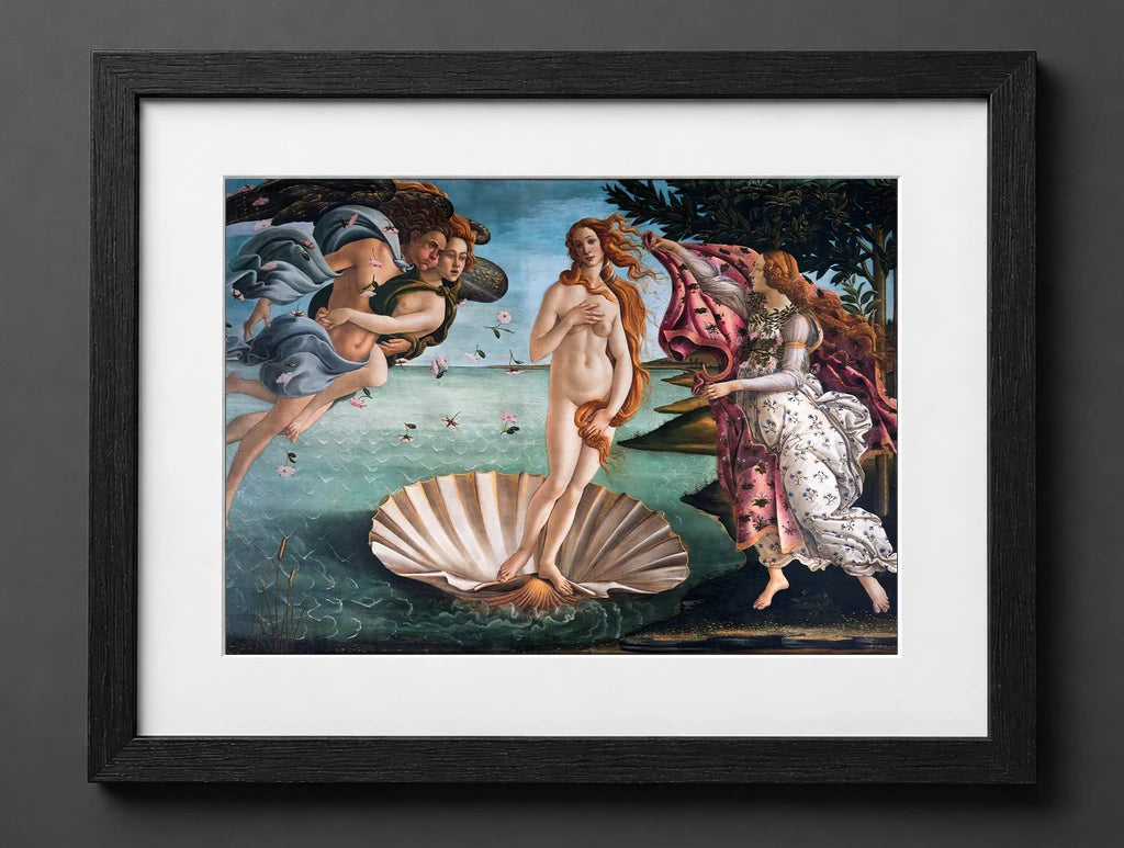 Sandro Botticelli - Narodziny Wenus - (mockup) - CZB
