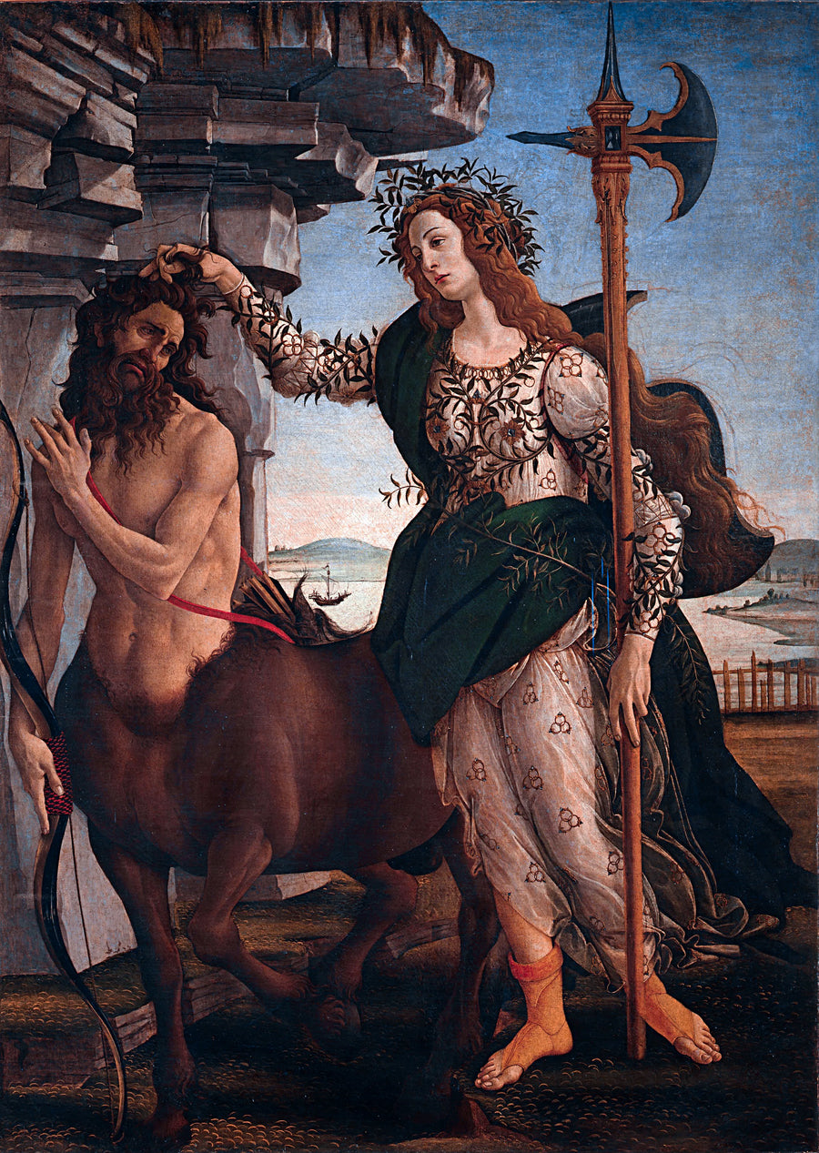 Sandro Botticelli - Pallas i Centaur