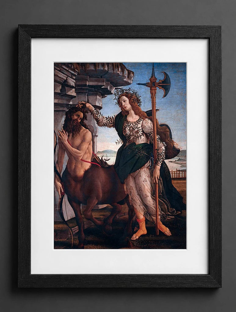 Sandro Botticelli - Pallas i Centaur - (mockup) - CZB