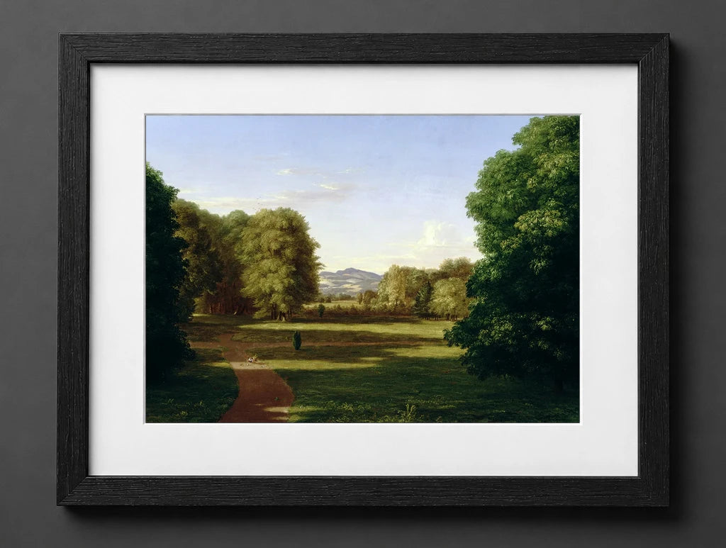 Thomas Cole - Gardens of the van Rensselaer Manor House - (mockup) - CZB
