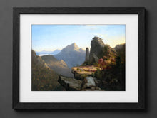 Thomas Cole - Scena z „Ostatniego Mohikanina” – Cora klęcząca u stóp Tamenunda - (mockup) - CZB