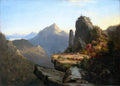 Thomas Cole - Scene from “the Last of the Mohicans,” Cora Kneeling at the Feet of Tamenund (Full)