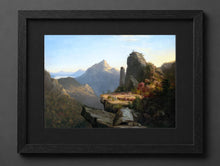 Thomas Cole - Scene from “the Last of the Mohicans,” Cora Kneeling at the Feet of Tamenund - (mockup) - CZCZ