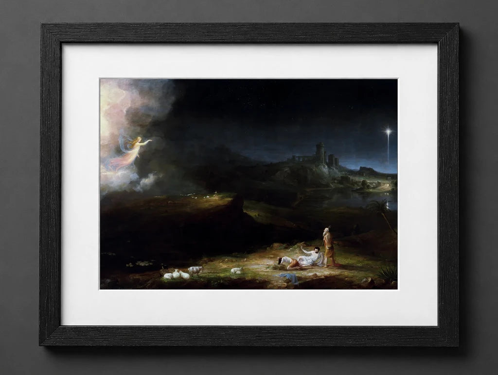 Thomas Cole - The Angel Appearing to the Shepherds - (mockup) - CZB