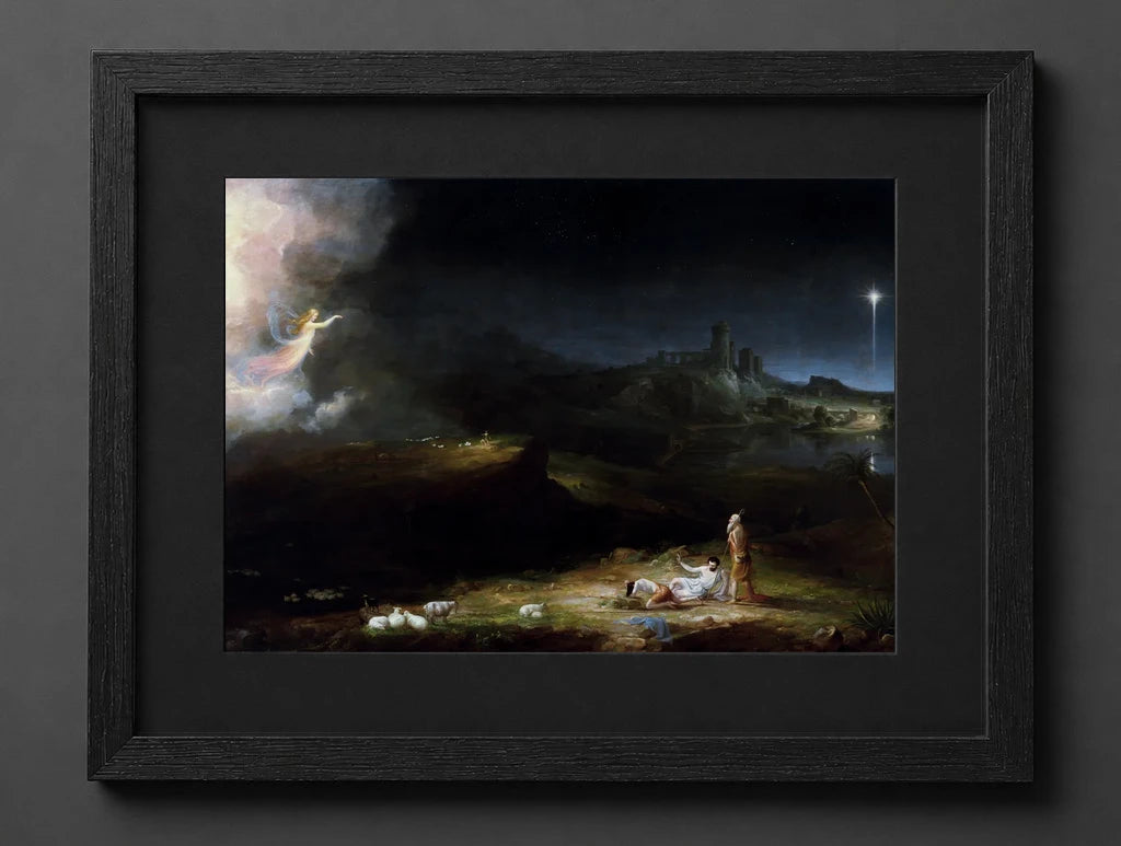 Thomas Cole - The Angel Appearing to the Shepherds - (mockup) - CZCZ