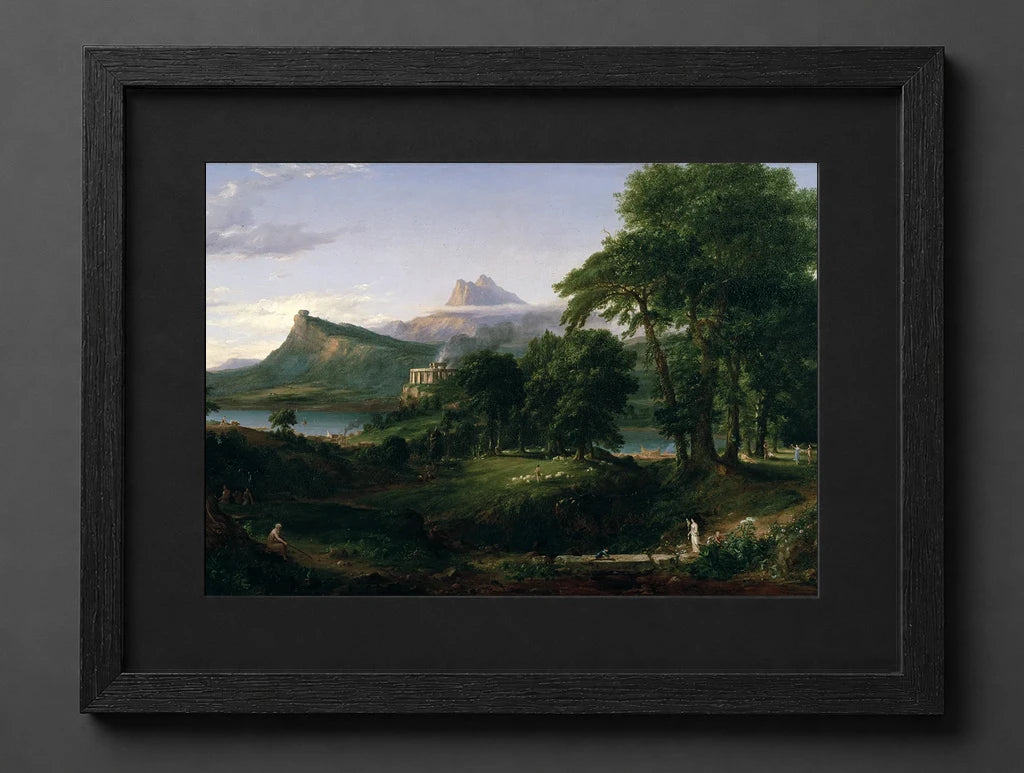 Thomas Cole - The Course of Empire the Arcadian or Pastoral State - (mockup) - CZCZ