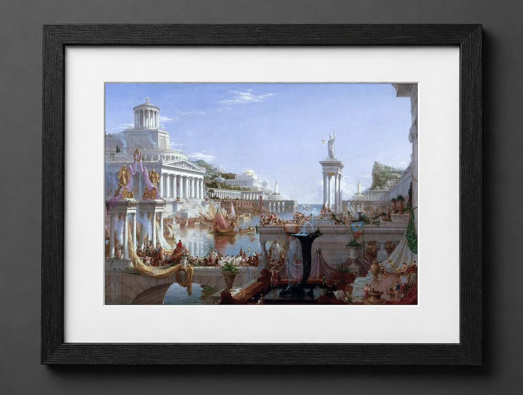 Thomas Cole - The Course of Empire the Consummation of Empire - (mockup) - CZB