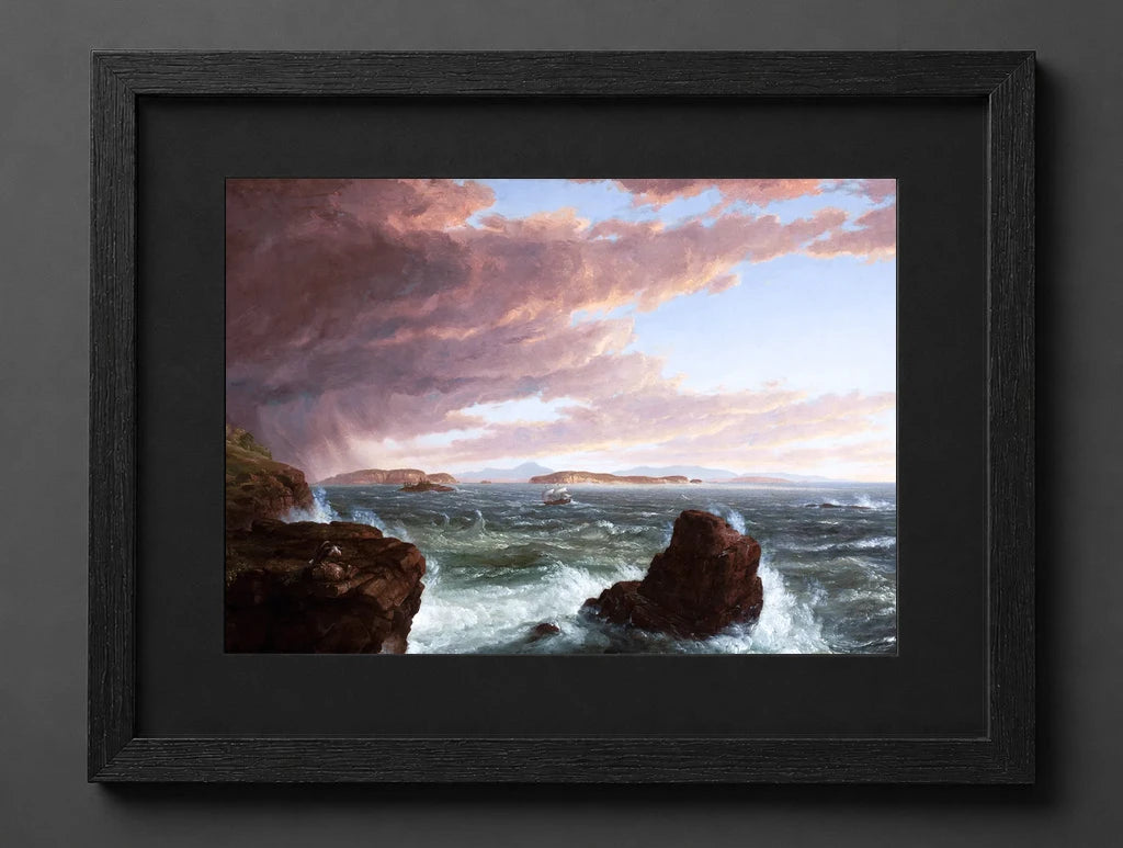 Thomas Cole - Views Across Frenchman's Bay from Mt. Desert Island, After a Squall - (mockup) - CZCZ