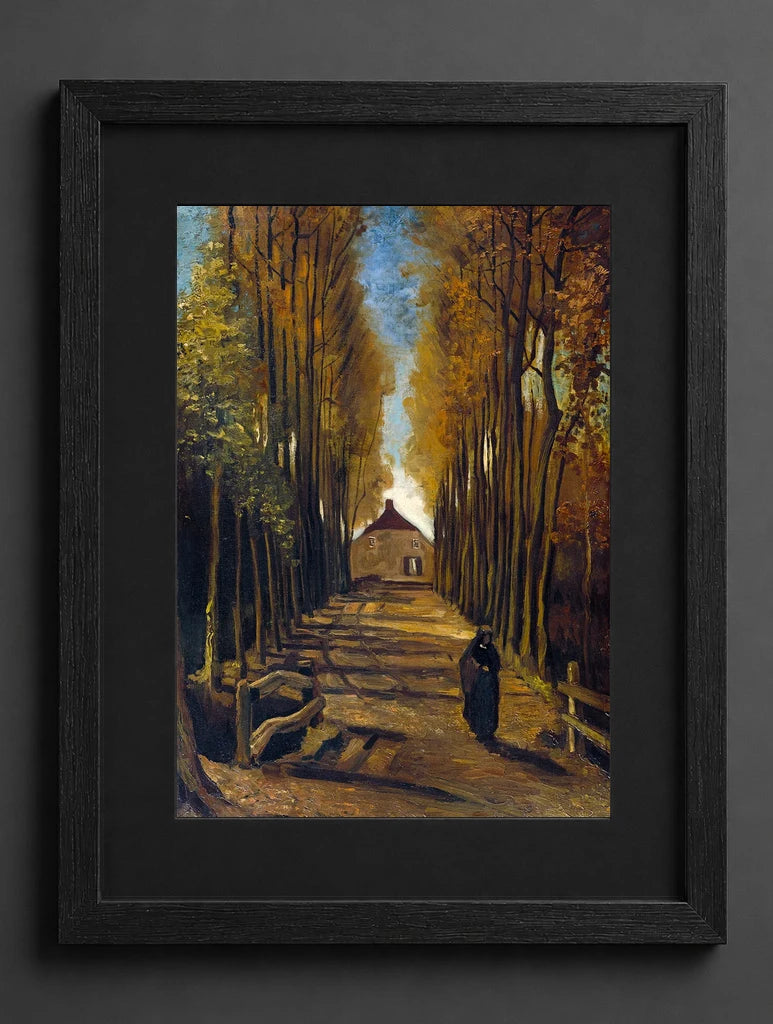 Vincent Van Gogh - Avenue of Poplars in Autumn - (mockup) - CZCZ