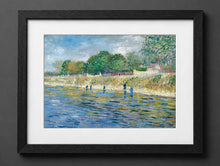 Vincent Van Gogh - Bank of the Seine - (mockup) - CZB