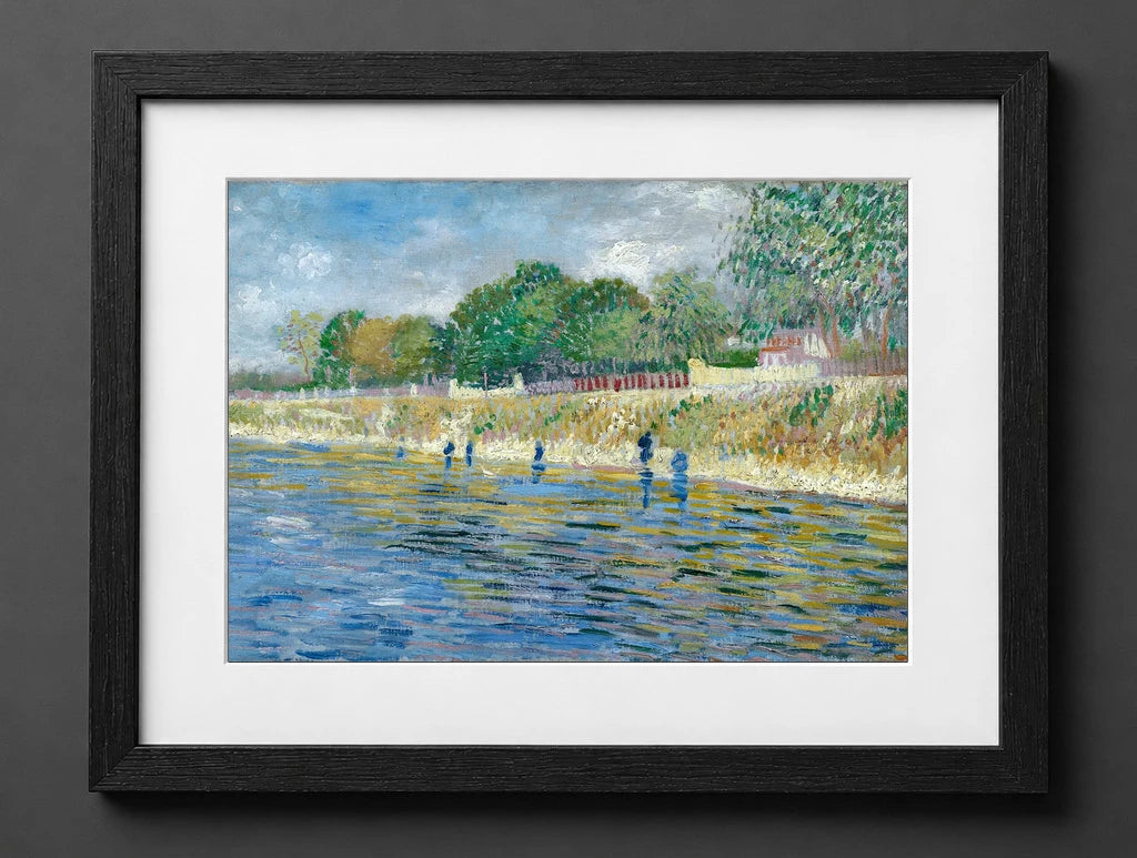 Vincent Van Gogh - Bank of the Seine - (mockup) - CZB