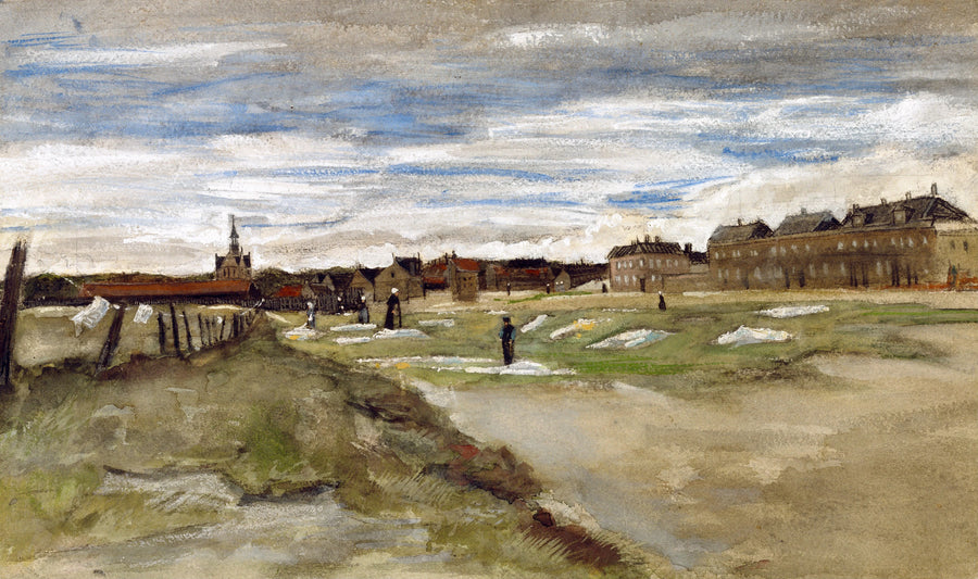 Vincent Van Gogh - Campo di sbianca a Scheveningen