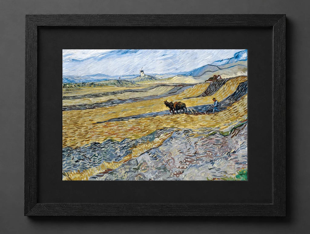 Vincent Van Gogh - Enclosed Field with Ploughman - (mockup) - CZCZ