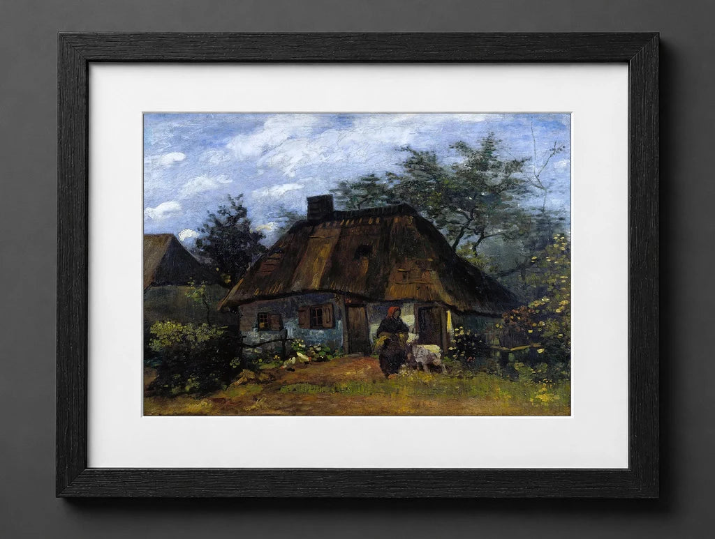 Vincent Van Gogh - Farmhouse in Nuenen - (mockup) - CZB