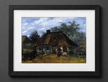 Vincent Van Gogh - Farmhouse in Nuenen - (mockup) - CZB