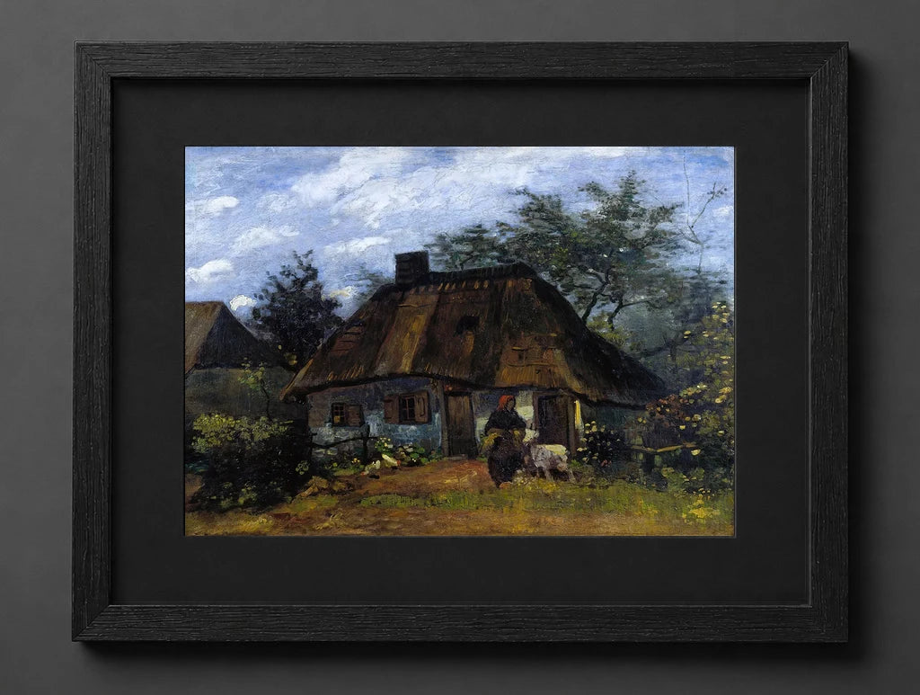Vincent Van Gogh - Farmhouse in Nuenen - (mockup) - CZCZ
