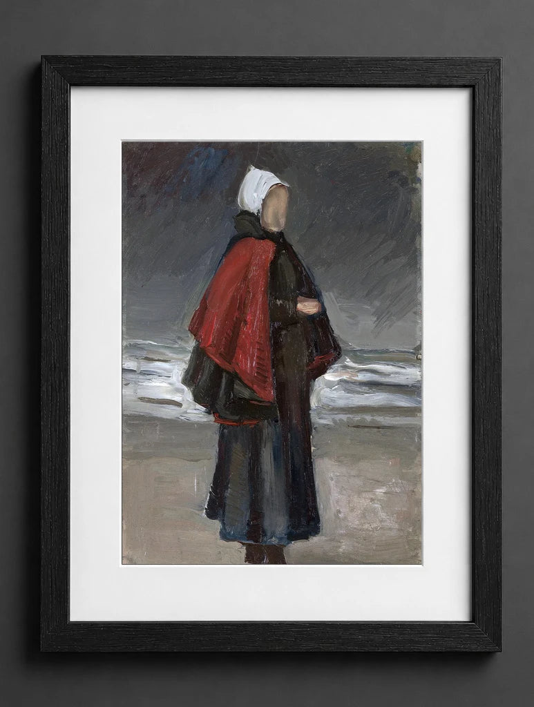 Vincent Van Gogh - Fisherman's Wife on the Beach - (mockup) - CZB