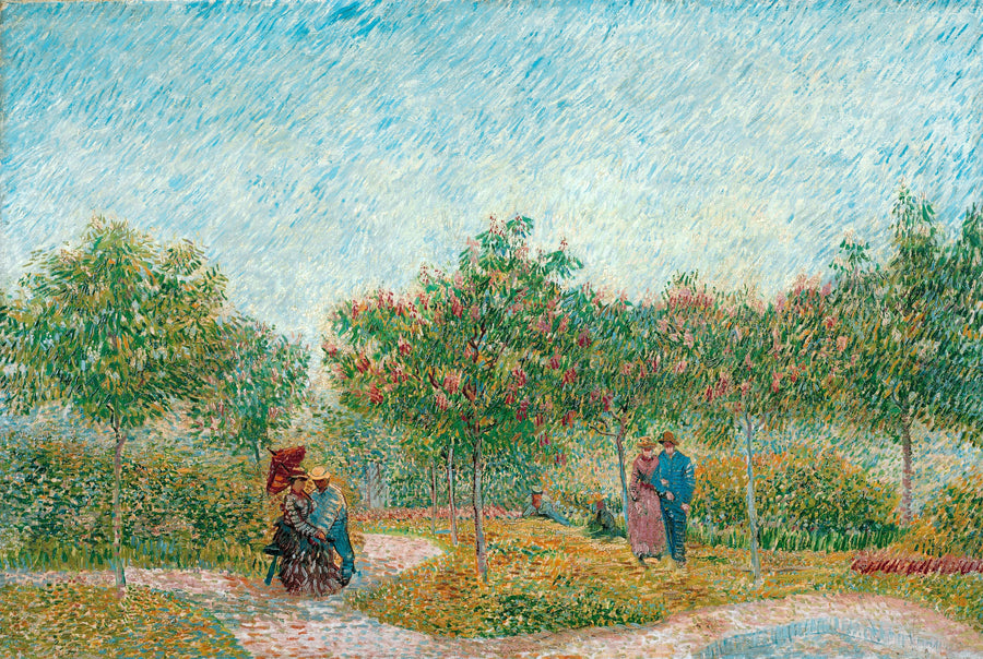 Vincent Van Gogh - Giardino con coppie di innamorati: Square Saint-Pierre