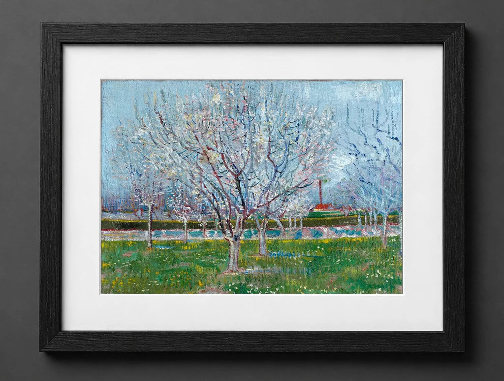 Vincent Van Gogh - Orchard in Blossom (Plum Trees) - (mockup) - CZB