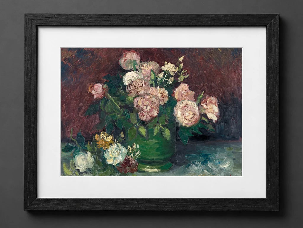 Vincent Van Gogh - Roses and Peonies - (mockup) - CZB
