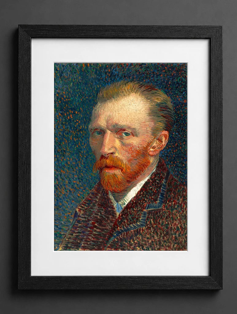 Vincent Van Gogh - Self-Portrait 1887 - (mockup) - CZB