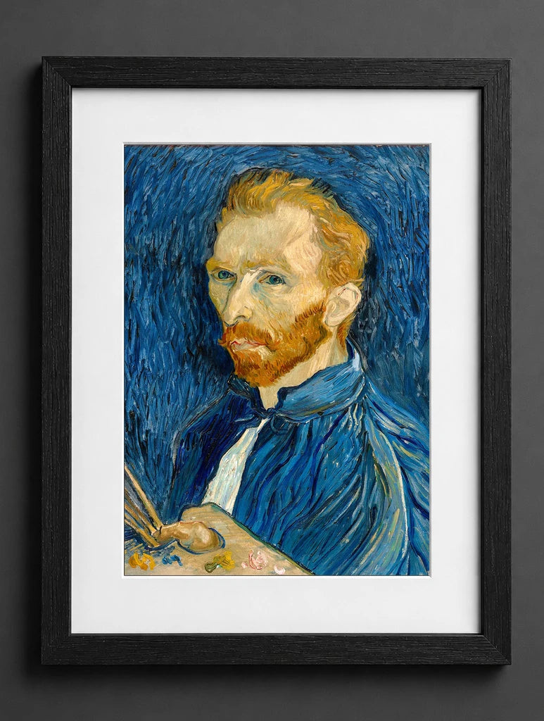 Vincent Van Gogh - Self-Portrait as a Painter (or Self-Portrait with Palette) - (mockup) - CZB