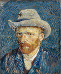 Vincent Van Gogh - Self-Portrait with Grey Felt Hat (Full)