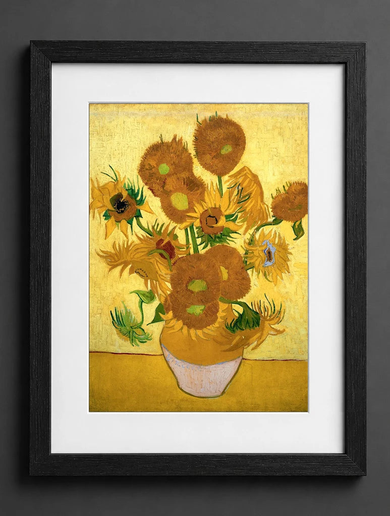 Vincent Van Gogh - Sunflowers - (mockup) - CZB