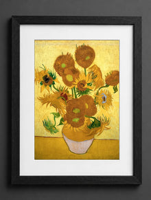 Vincent Van Gogh - Sunflowers - (mockup) - CZB