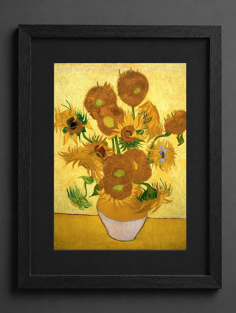Vincent Van Gogh - Sunflowers - (mockup) - CZCZ