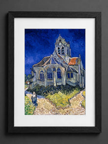 Vincent Van Gogh - The Church at Auvers - (mockup) - CZB