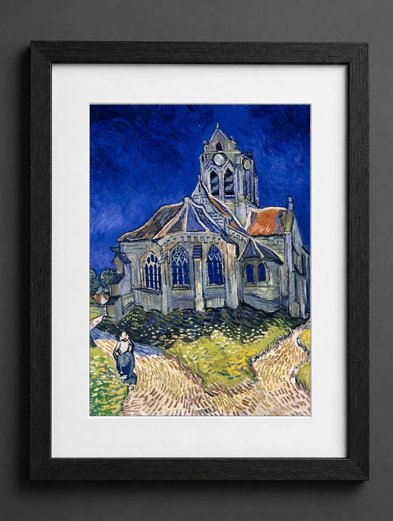 Vincent Van Gogh - The Church at Auvers - (mockup) - CZB