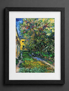 Vincent Van Gogh - The Garden of the Asylum at Saint-Rémy - (mockup) - CZB